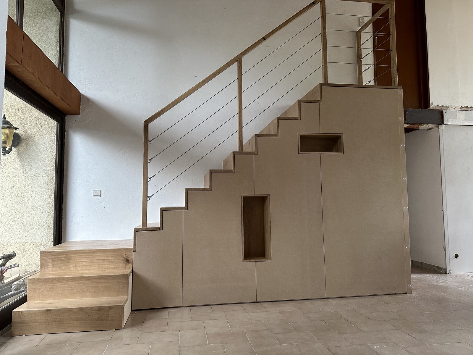 Escaliers et garde-corps dans les Landes